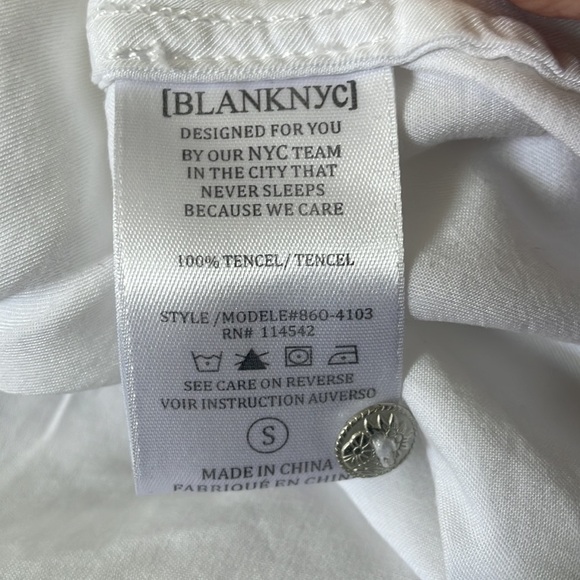 BlankNYC Twist Front White Shirt - Picture 13 of 13